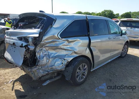 2022 Toyota Sienna Xle from USA, damaged, VIN 5TDYRKEC1NS125049